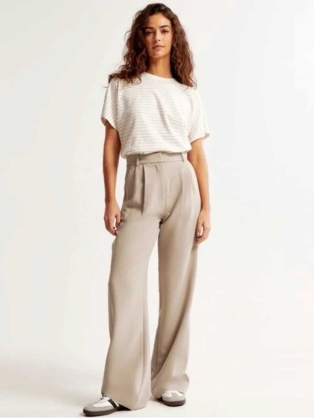 Abercrombie & Fitch Sloane Tailored Wide-Leg Pants Size 26 - Picture 3 of 10